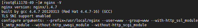 检查当前的Nginx版本