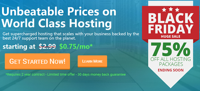  2015 Black Friday HawkHost Hawk host 25% off Virtual host $8.97