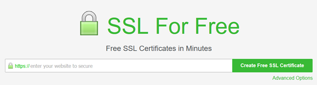 利用SSL For Free工具快速部署应用Let's Encrypt免费SSL证书