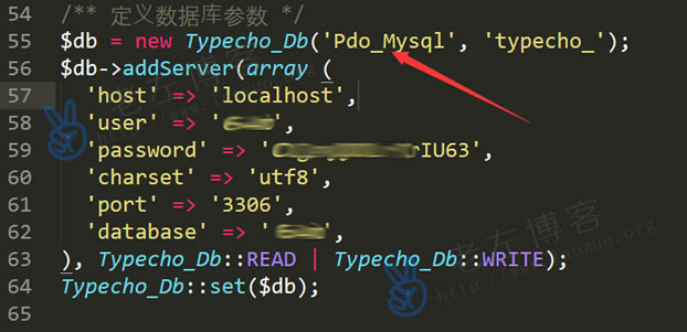 解决Typecho迁移服务器出现"Database Server Error"错误