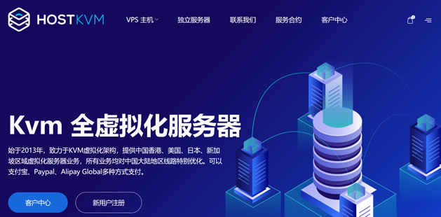 HostKvm - 香港Cera 1GB内存 20GB硬盘 550GB流量 80Mbps 49.6元/月