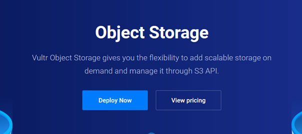 Vultr新增Object Storage对象存储 与Block Storage区别