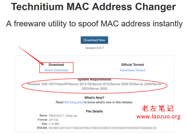  Technical MAC Address Changer free software to quickly modify the MAC address of Win system