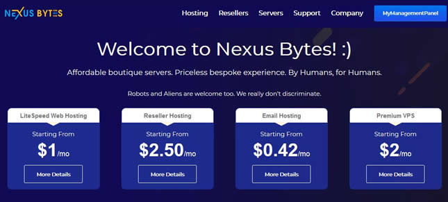 Nexus Bytes - 提供美国/日本等机房 大硬盘VPS主机月付4美元起步 - 第1张