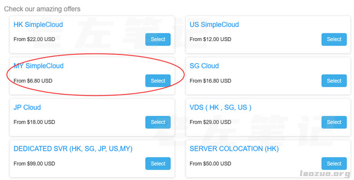 GigsGigsCloud新增马来西亚SimpleCloud VPS主机月付6.8美元