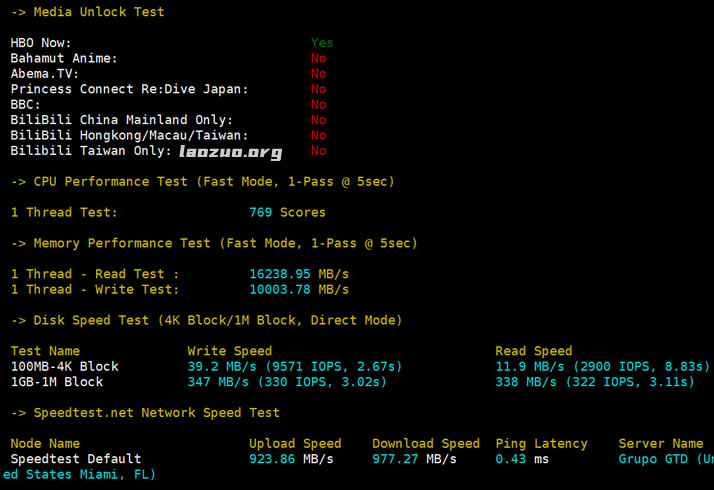  VULTR Mexico Media Support and CPU Performance