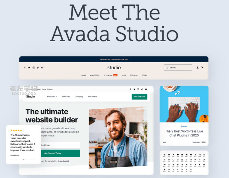  How about the WordPress Avada theme? Items and features suitable for Avada theme