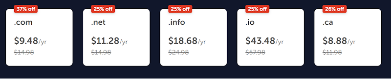 NameCheap 黑色星期五大促活动 新注册域名和转移域名低至99%优惠 - 第3张