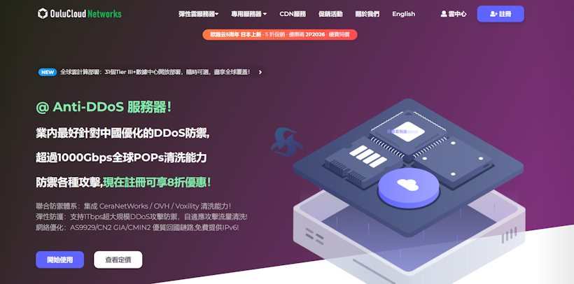 盘点欧路云OuluCloud云服务器方案和优惠码 - 日本/香港/美国/加拿大13个地区 - 第1张